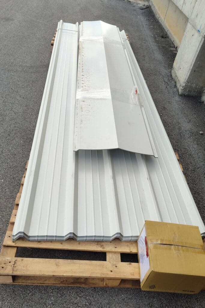 Galvanized roof panels in Cyprus - ARPA SA